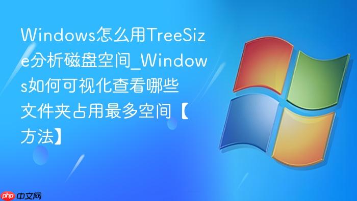 Windows怎么用TreeSize分析磁盘空间_Windows如何可视化查看哪些文件夹占用最多空间【方法】-1
