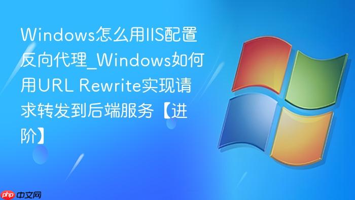 Windows怎么用IIS配置反向代理_Windows如何用URL Rewrite实现请求转发到后端服务【进阶】-1