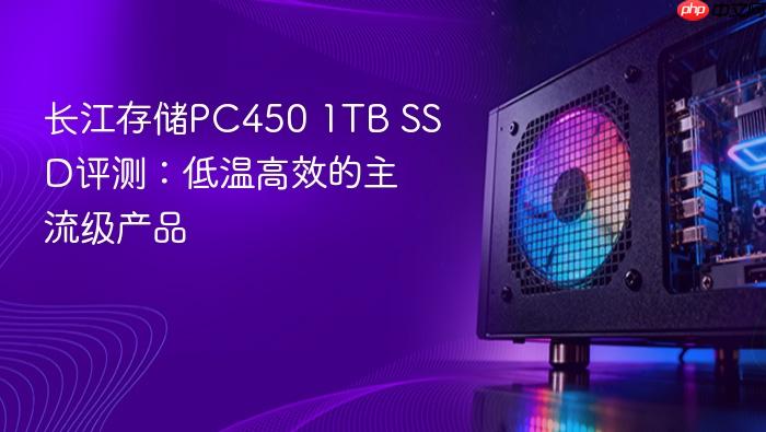 长江存储PC450 1TB SSD评测：低温高效的主流级产品-1