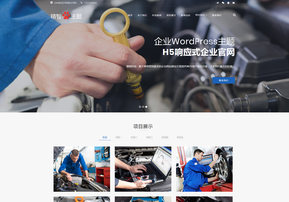 wordpress免费网站主题-1